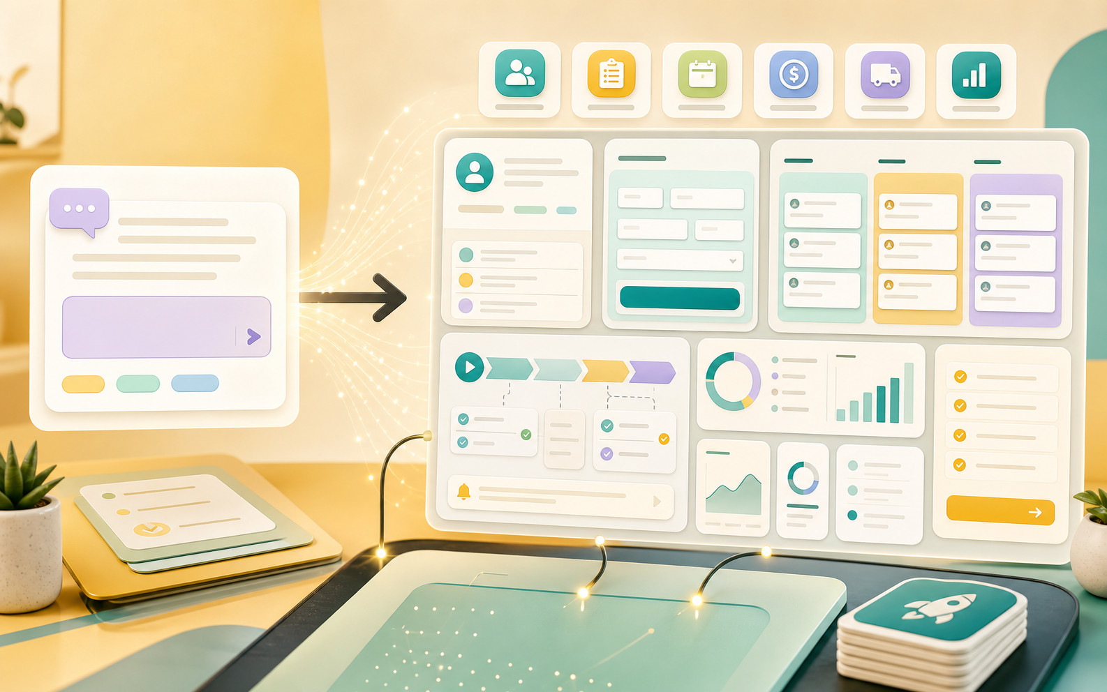 Taskingos workflow visual for Sales and CRM
