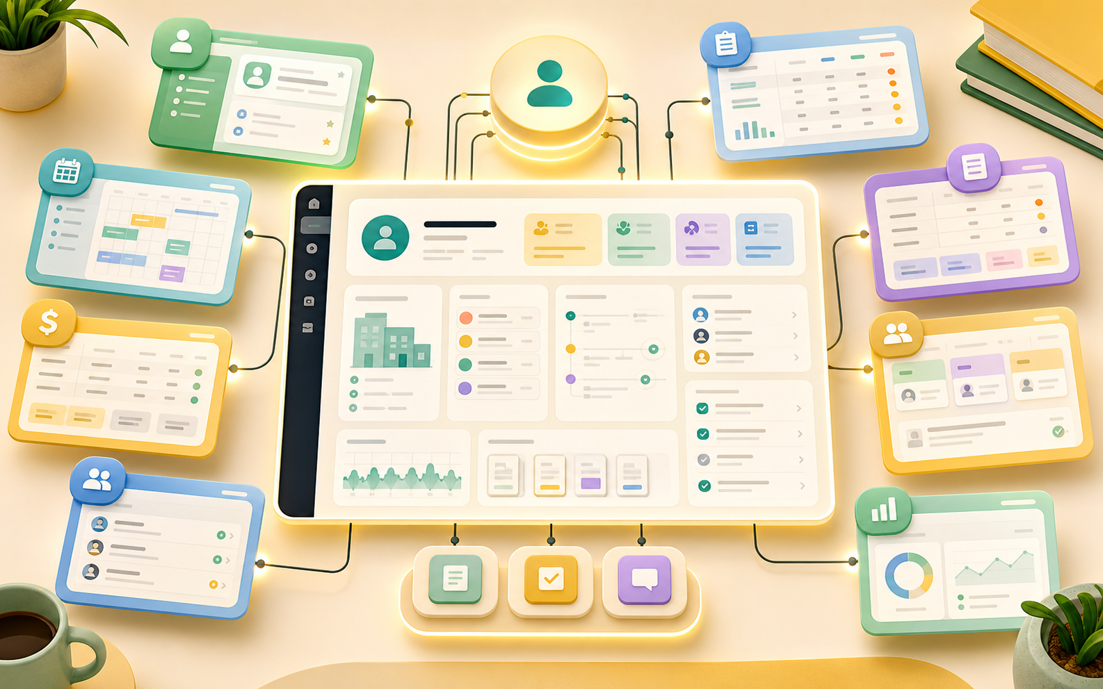 Taskingos visual for Pipeline with relationship context